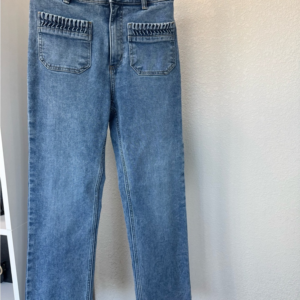 H&M Women's Blue Ankle Jeans